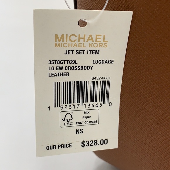 MICHAEL KORS LG EW CROSSBODY Bag Luggage - Picture 7 of 15